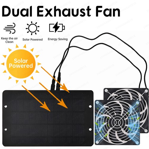 Solar panel dual - panel, vent